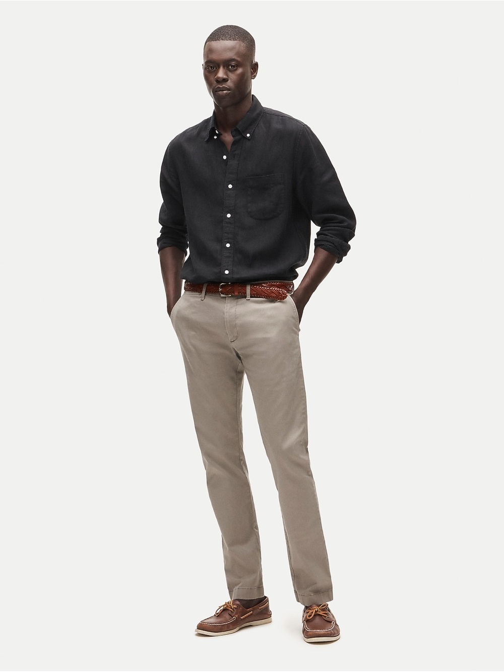 NWT J. Crew Men's Chinos in Mushroom